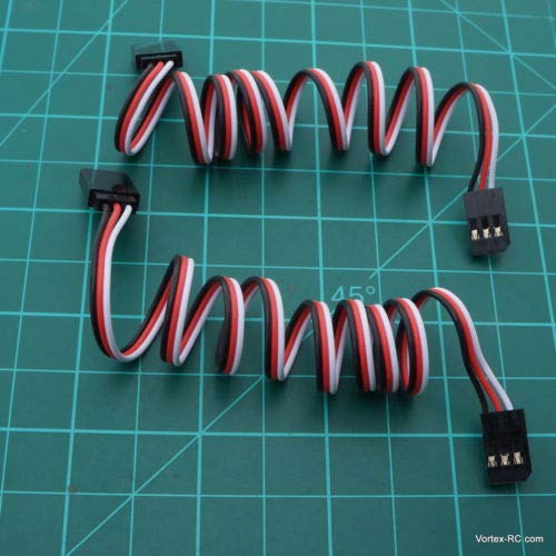 50CM / 500MM Gold Plated Servo Extension (FUTABA) 26AWG (2pcs)-image-4