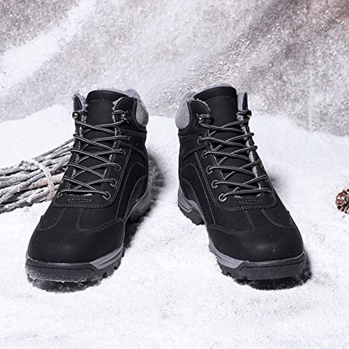 Winterschoenen voor heren, warm, waterdicht, outdoor, trekking, wandelschoenen, veters, antislip, outdoor winterlaarzen - Image 4