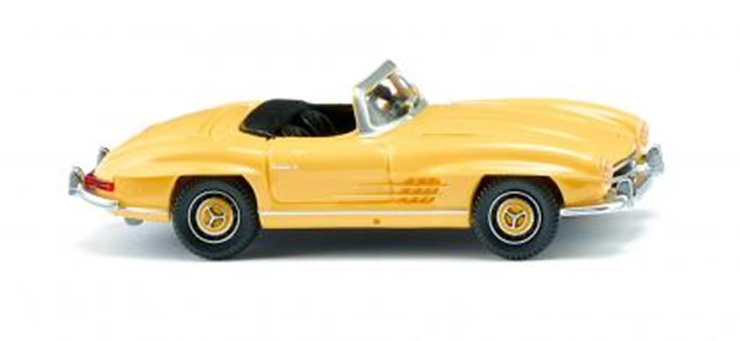 Wiking 83409 MB 300 SL Yellow 1957-63 HO Gauge