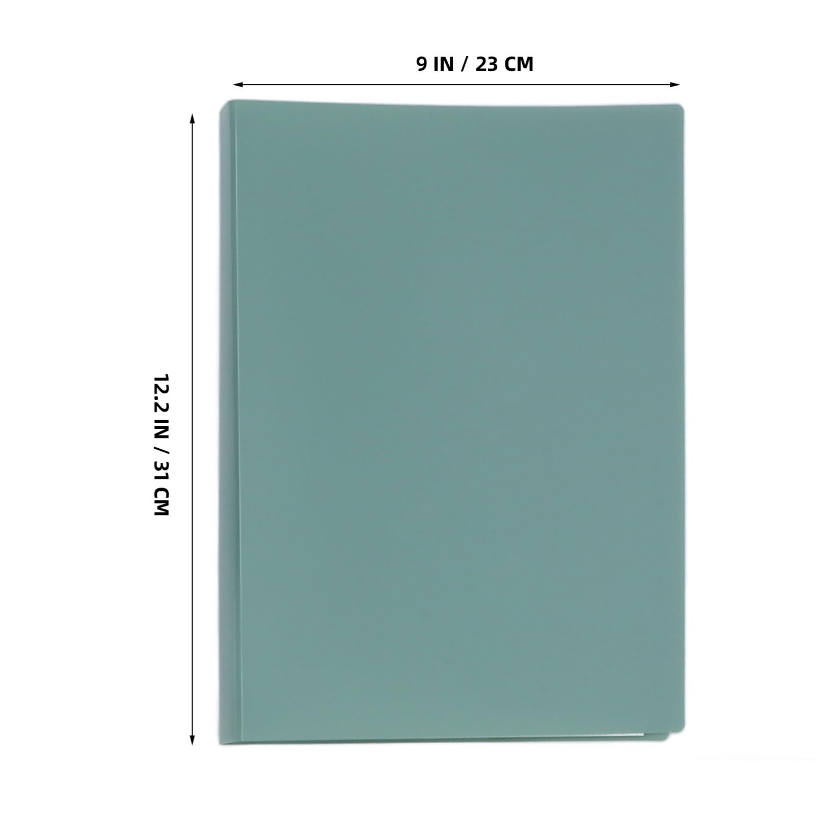 Organizer Documenti Portabile 5 Pezzi in Pp Verde 32 Pagine e Tasche Multiple, Cartelline Trasparenti Multifunzionali per Lavoro e Regalo Pratico