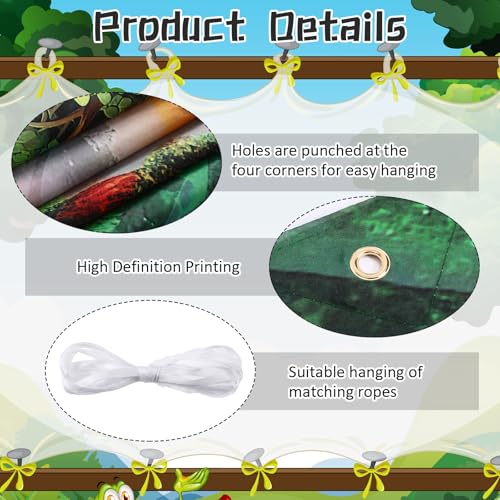 Lounsweer fondo de selva tropical 18 x 6 ft miniatura 3