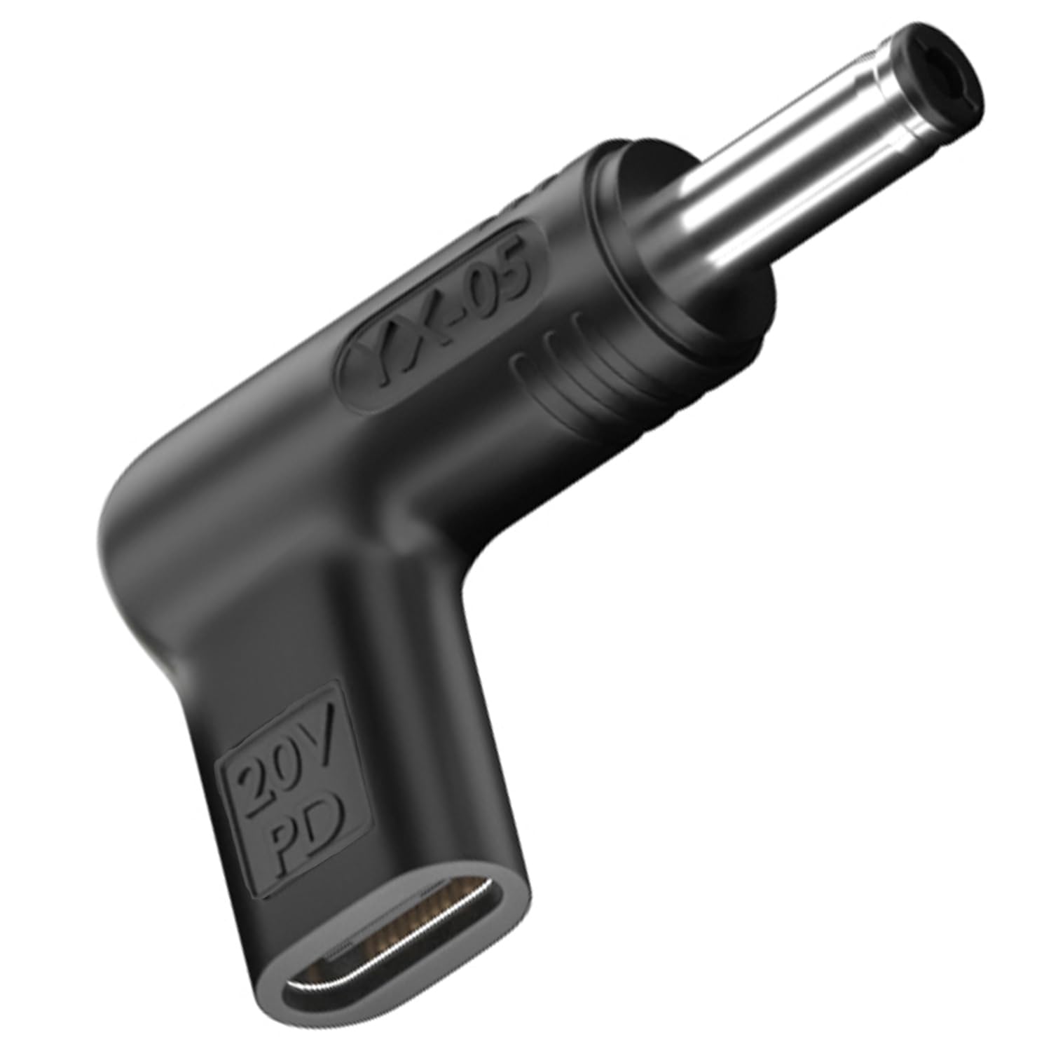 100W USB C Femaleto 5.5mm X 2.1mm Male Adapter, 5.5 X 2.1 Mm DC Plug to USBC 12V, Type USB C to 5.5 x2.1 mm Adapter made for Solar Panel, Motorhome,