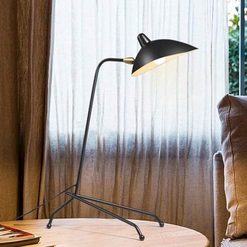 GUOCC Modern Loft Industrial Retro Iron Lamp, Adjustable Art Eye Protection Reading Lamp Desk Lights E14 Decor photo 2