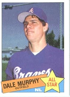 1985 Topps Baseball Card #716 Dale Murphy