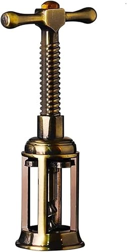 Abridor de botellas de vino Sacacorchos de vino casero Sacacorchos giratorio Sacacorchos de aleación de titanio amarillo Sacacorch