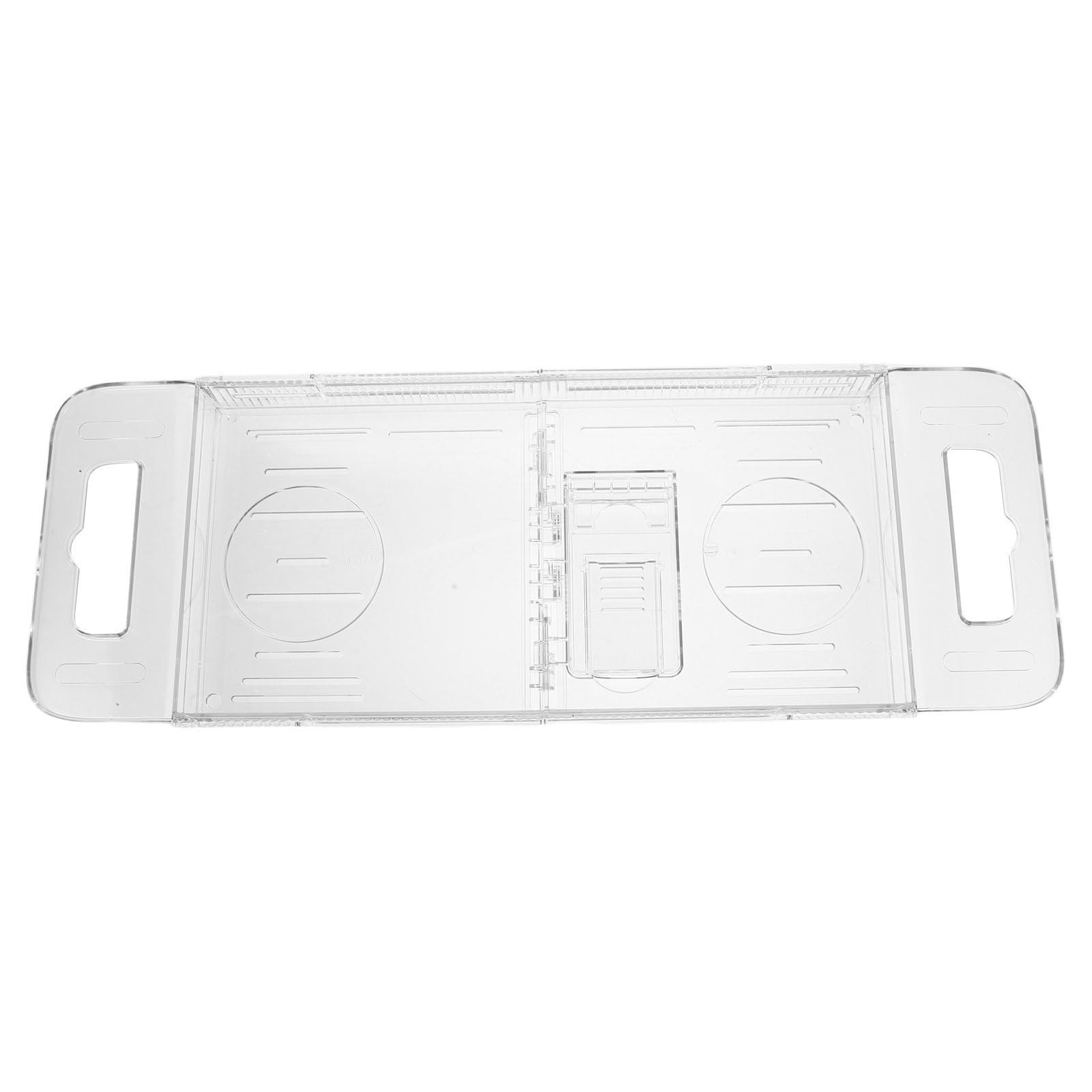 Hemobllo Bandeja y Diseño Minimalista Portátil y Plegable para Bañera de Plástico con Superficie Lisa Adecuado para Baños Pequeños y Personas Mayores