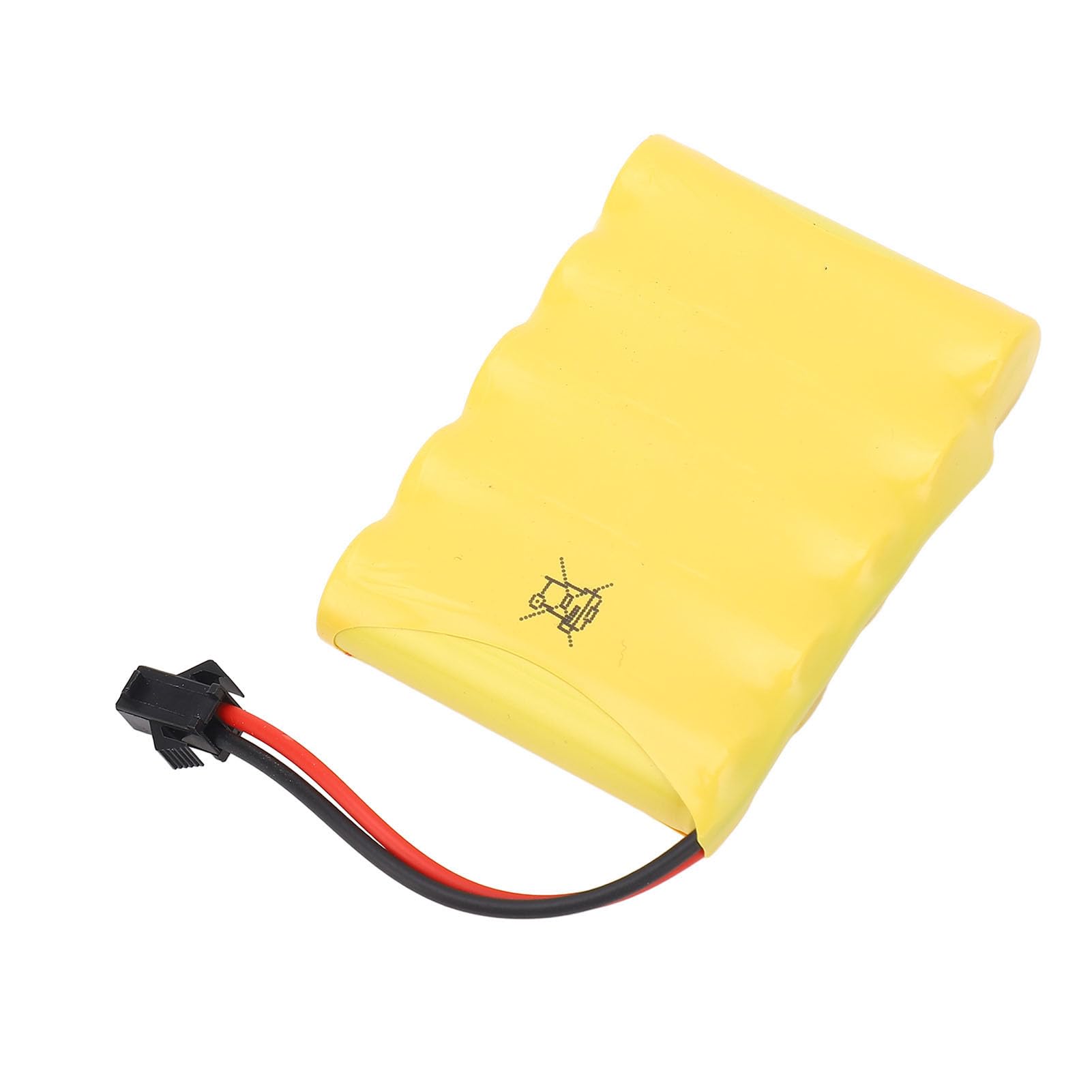 Rc Car Battery, Lithium Rechargeable Battery,Battery for RC Cars, Rc Battery 6 Volt Battery 6. 0V 700mAh Rechargeable Battery with SM 2P Plug for Replacement