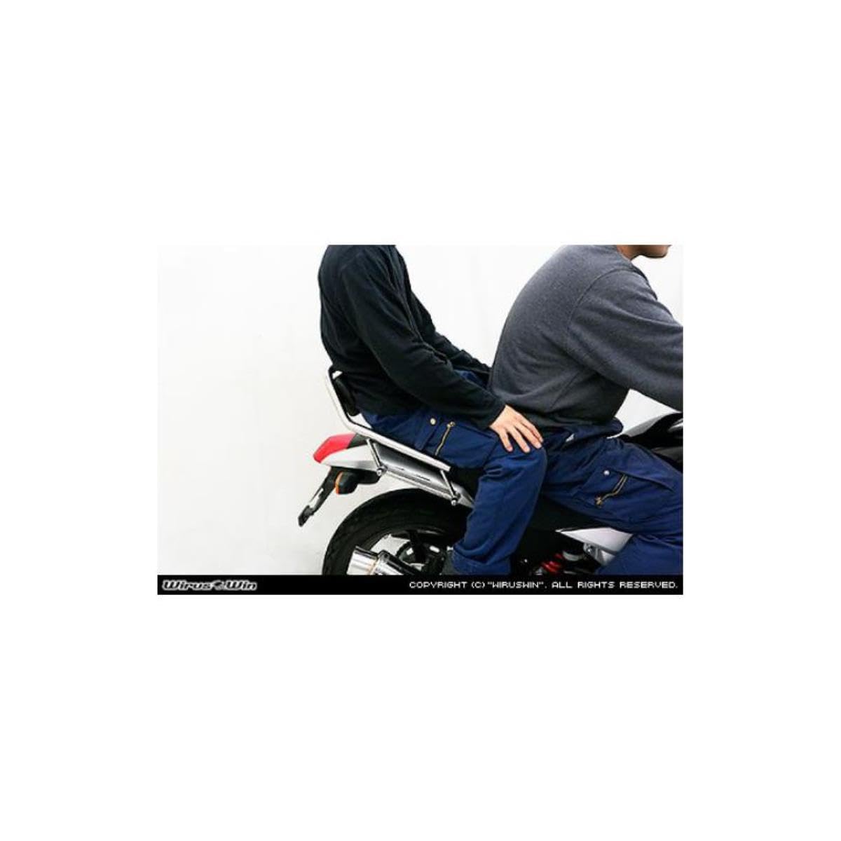 Amazon | ウイルズウィン(WirusWin) バックレスト付タンデムバー 