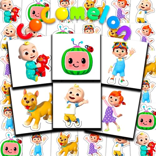 Cocomelon Tattoos for Kids Party Favors Bundle - 72 Pc Individual Tattoos