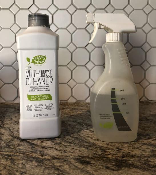 Image of LOC Multi Purpose Cleaner for All Washable Items /Surfaces /Hands,1 Litre(Replace 20x16.9 Oz Spray Bottle),Biodegradable,Concentrated,Kosher Certified,3 Bottles Shipping Separately,SALE w /o RETURN