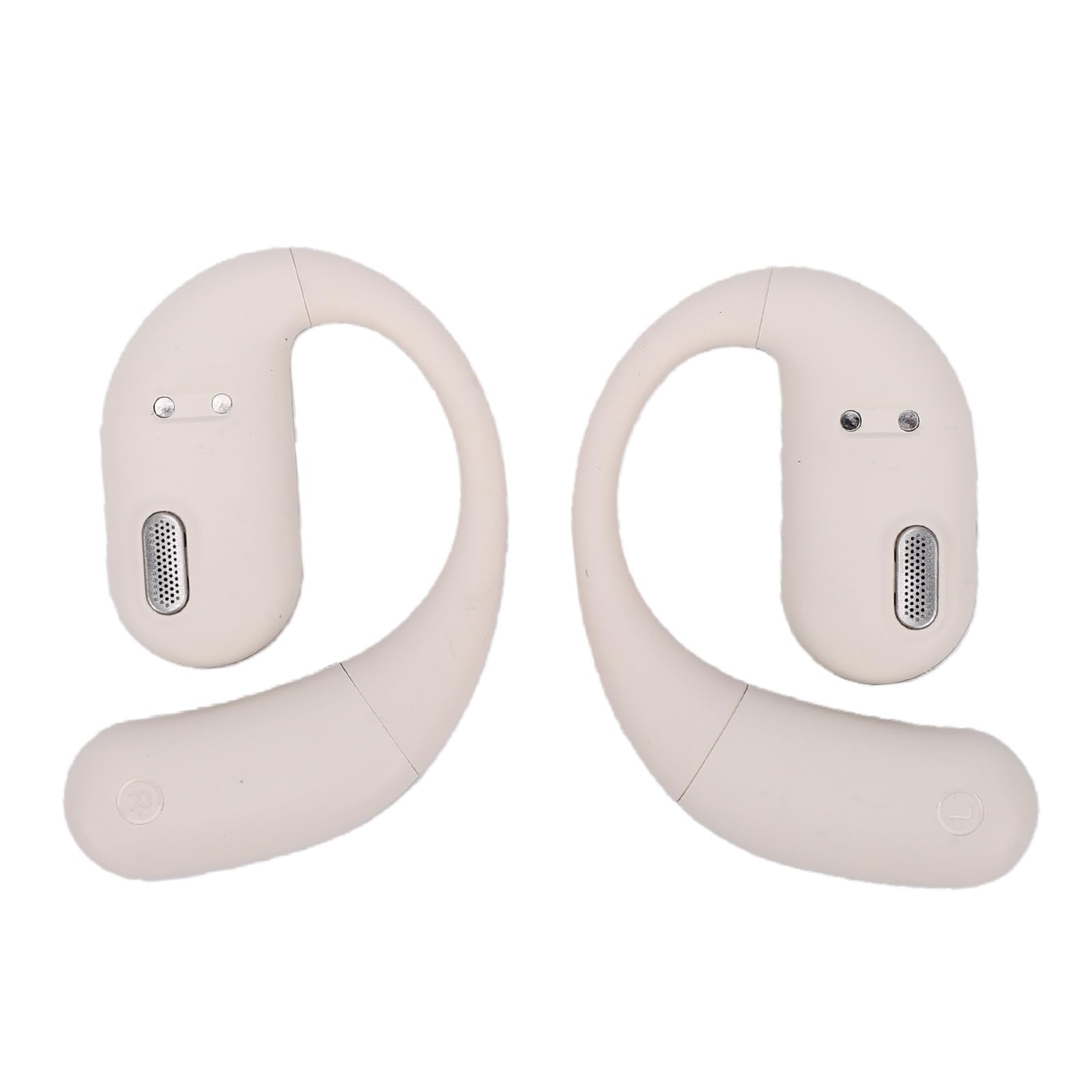 Auricolari Bluetooth Cuffie Leggere e Impermeabili con Cancellazione del Rumore per Lavori di Corsa e Studio di 2 unità (Bianca)