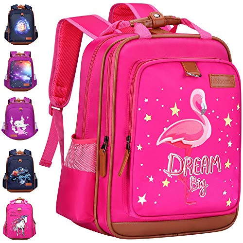 Flamingo Backpack for Girls 15