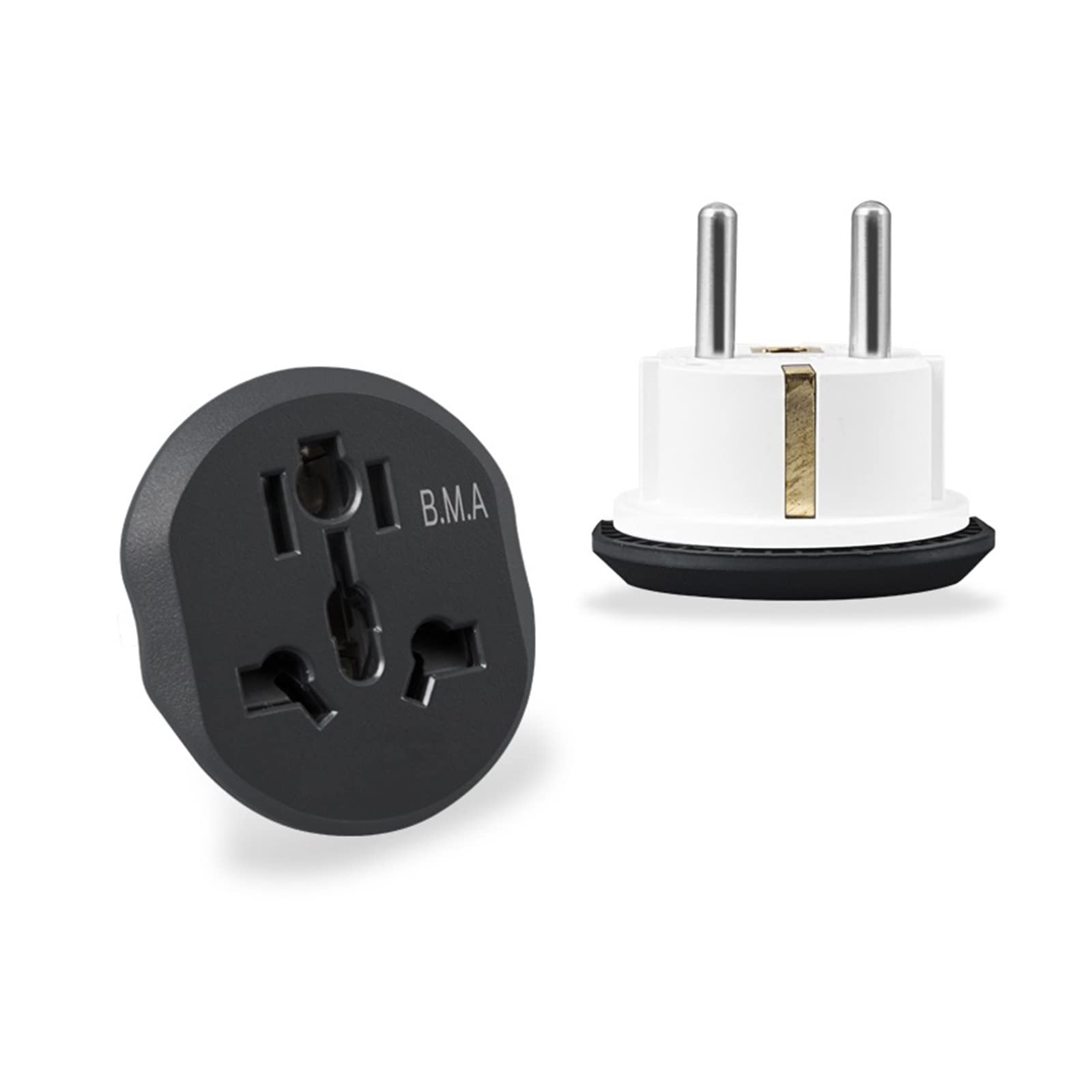 Uniwersalny konwerter wtyczki FR AU US UK do adaptera podróżnego ue wysokiej jakości adapter wtyczki domowej 16A 250V ścienne gniazdo elektryczne (Size : 110-250V, Color : Travel adapter B 20)
