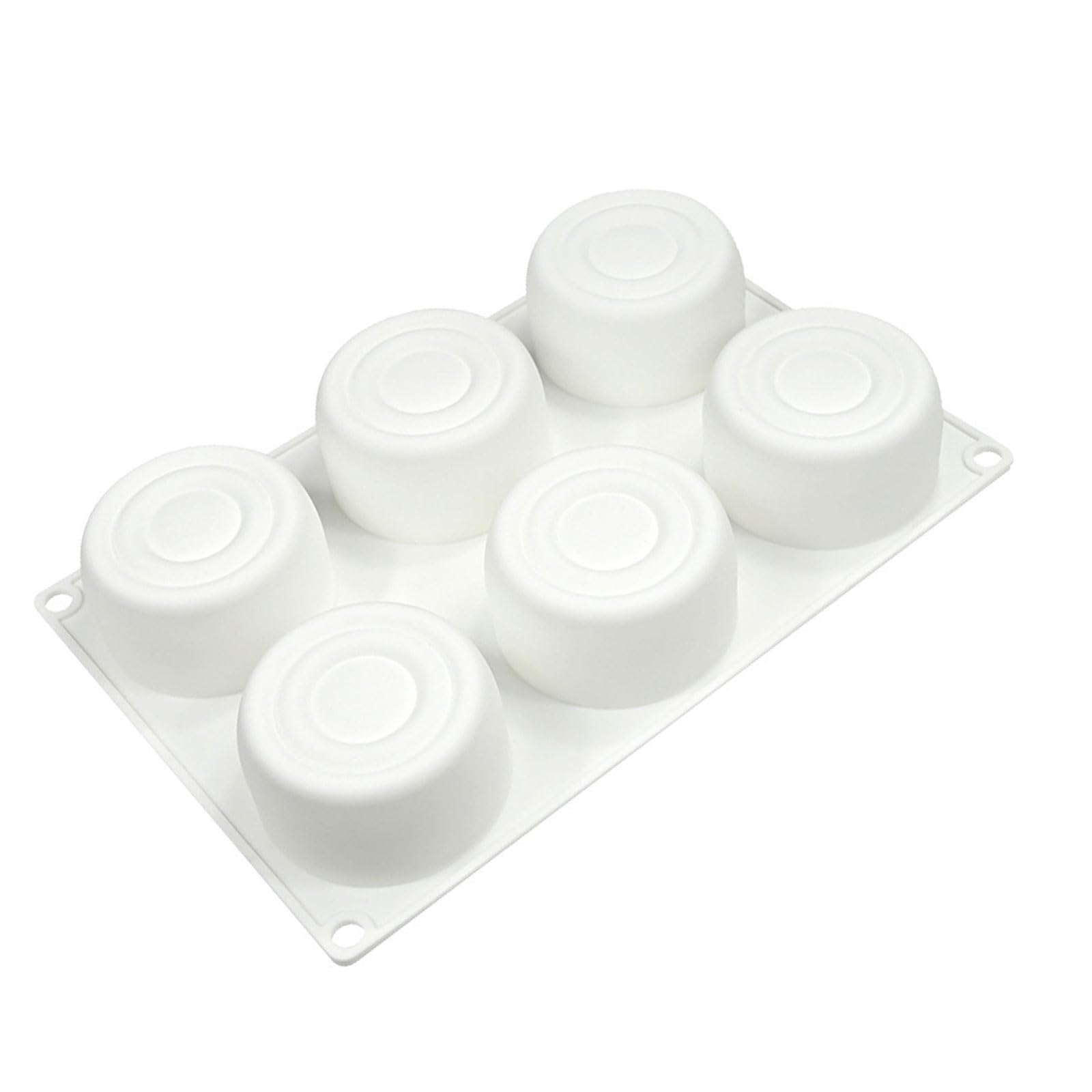 NVOQILIN Cylinder Shape Silicone Molds Baking Tool Mousses Cake Decorating Molds for Making Chocolate, Candy, Soap Chocolate Nonstick Baking Tool Easily to Clean