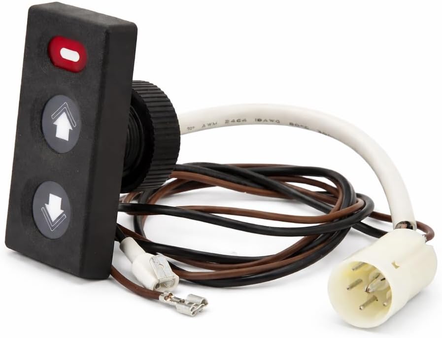 FASWORX 3855650 Transom Trim and Tilt Switch Control Panel for Volvo Penta SP DP SX Sterndrive Outdrives, Replaces OEM 3855560 873617 853846, 2-Pin Marine Grade Power Trim Switch