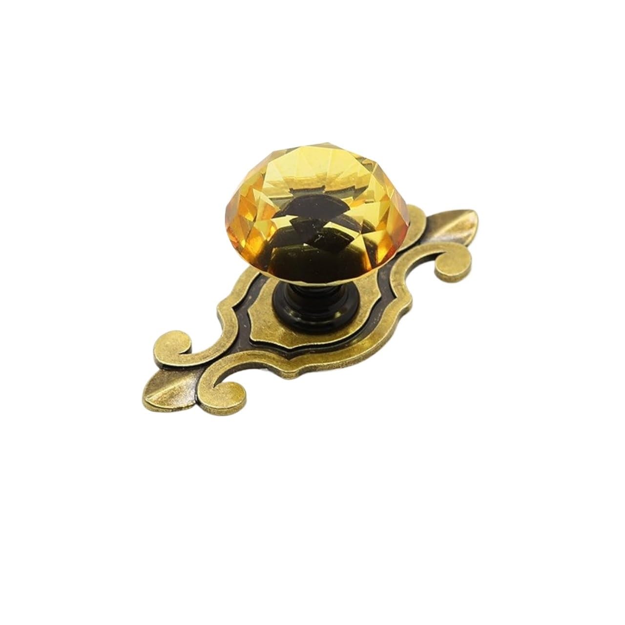 Bszcxbvmp Bronze Crystal Drawers Knobsb, Crystal Drawer Knobs 4Pcs Multicolor 70X30x31mm Art Drill Type For Cabinet Wardrobe(,Unique Colour)