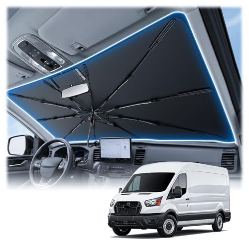 Adefor (�A�f�t�H�[) 2026�N���ǔŃt�����g�K���X�T���V�F�[�h�P Ford-Transit-150�p [�����ȃJ�X�^���t�B�b�g�A�D�ꂽUV&�q�[�g�u���b�N] ��p�e�b�N���n ��v�Ȑ܂肽���ݎ� ���[�o�b�O�t�� 2015-2025�N���f���Ή�
