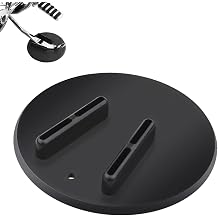 SUNPIE Motorcycle Kickstand Plate - Universal Motor Bike Kickstand Pad for Harley All Heavy Cruiser Bike - Rugged Kick Stand Floor Protector Prevents Sinking on Grass, Dirt &amp; Hot Pavement, Black