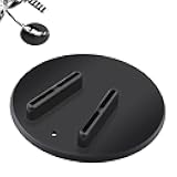 SUNPIE Motorcycle Accessories Universal Motor Bike Kickstand Plate for Harley All Motorcycles - Rugged Kick Stand Plates Floor Protector Prevents Sinking on Grass, Dirt & Hot Pavement, Black