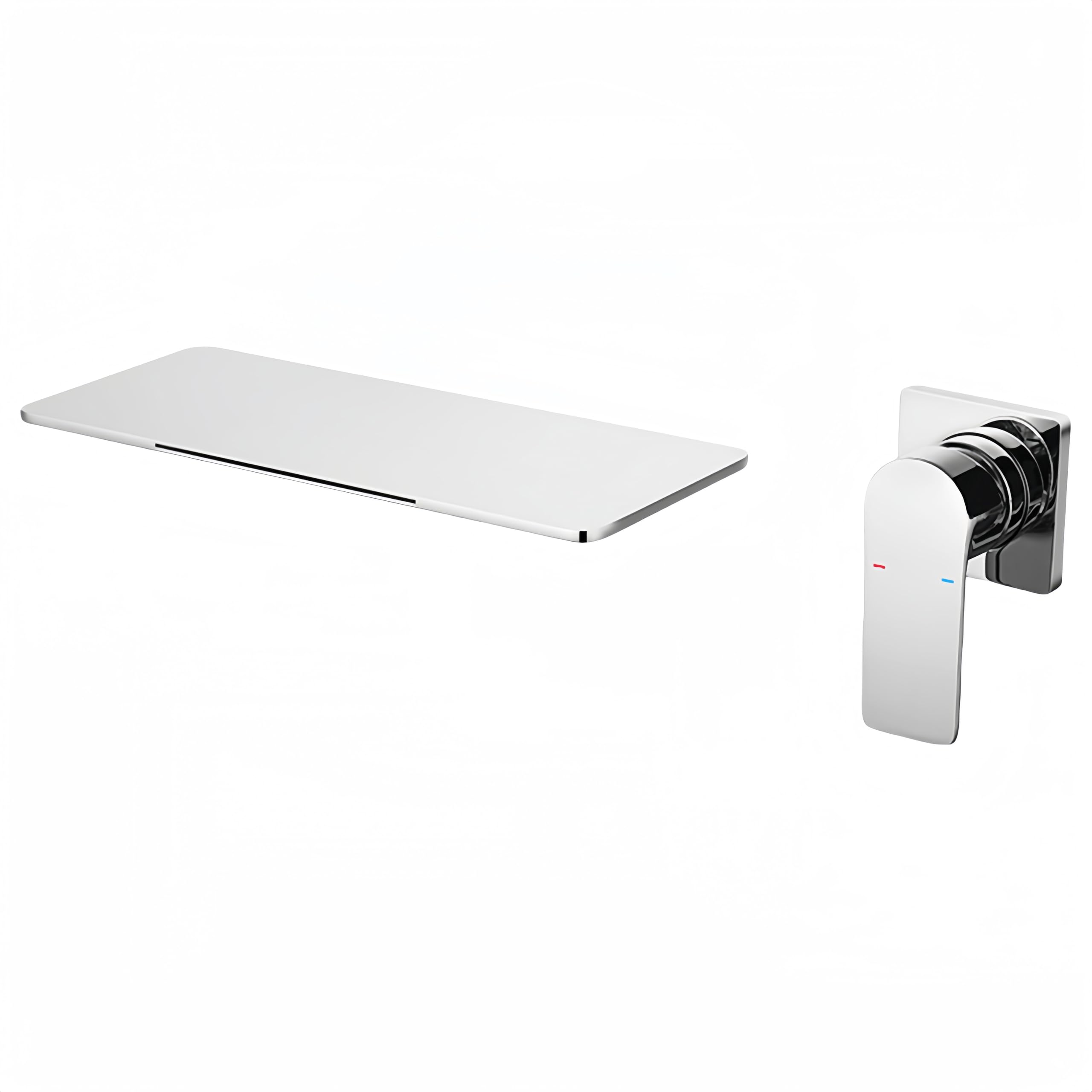 ZYCHSJXA Hot and Cold Control d Copper Concealed Basin Faucet (Silver)