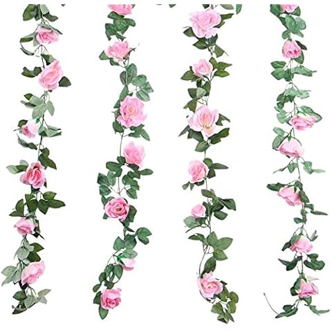 Guirnalda de Rosa Artificial TheStriven 240cm x 2 Cover