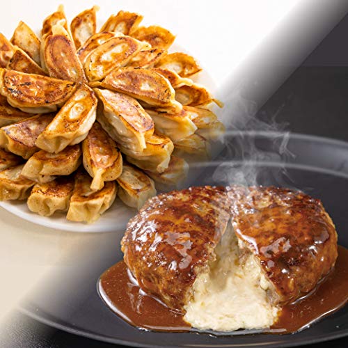 すかいらーく ファミリーセットＡ 【ガスト チーズＩＮハンバーグ ５個】 冷凍 焼成 １５０ｇ デミグラスソース付 【バーミヤン 冷凍 生餃子 １袋】 合計４０個 （ 目安４０個入り×１袋） １個約２３ｇ 満足サイズ 餃子のタレ付