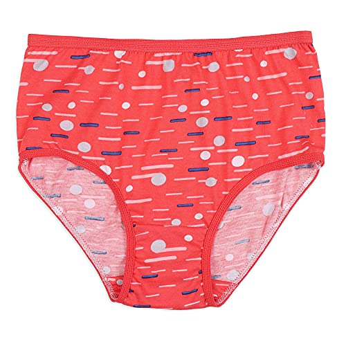 Image of Red Rose Girl's Cotton Printed Panties /Underwear (Pack of 6)