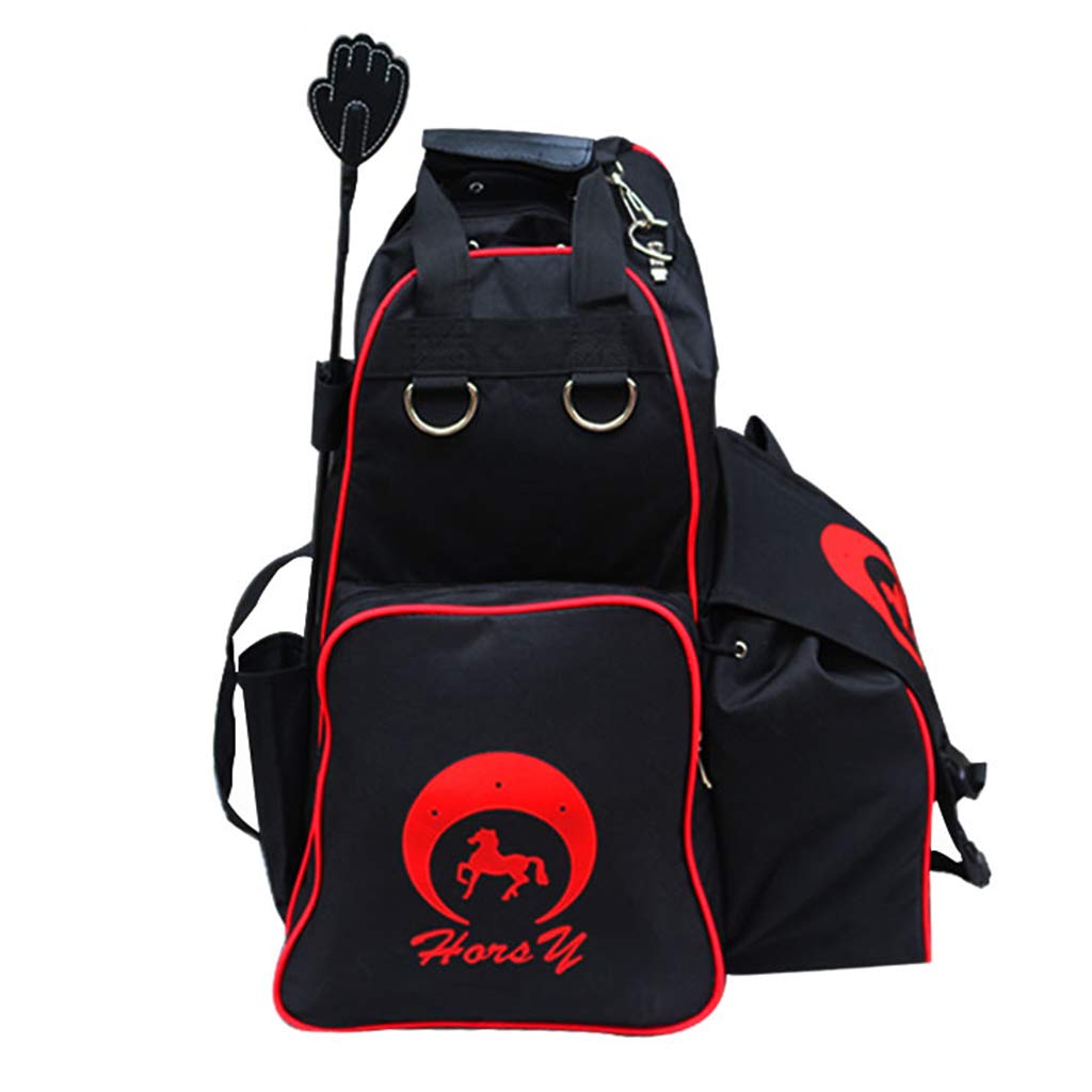 Leeadwaey Equestrian Bag Oxford Horse Riding Boots e casco Bag Zaino impermeabile