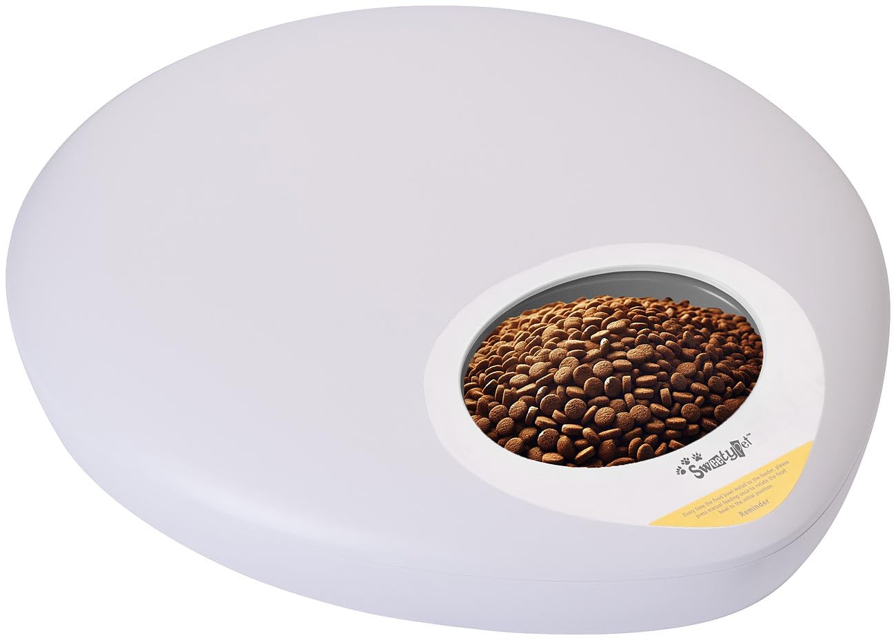 Futterautomat Katze: Smarter Haustier-Futterautomat, für Nass- & Trockenfutter, 5 Fächer (Katzen Nassfutter Automat, Katze Nassfutter, Home)