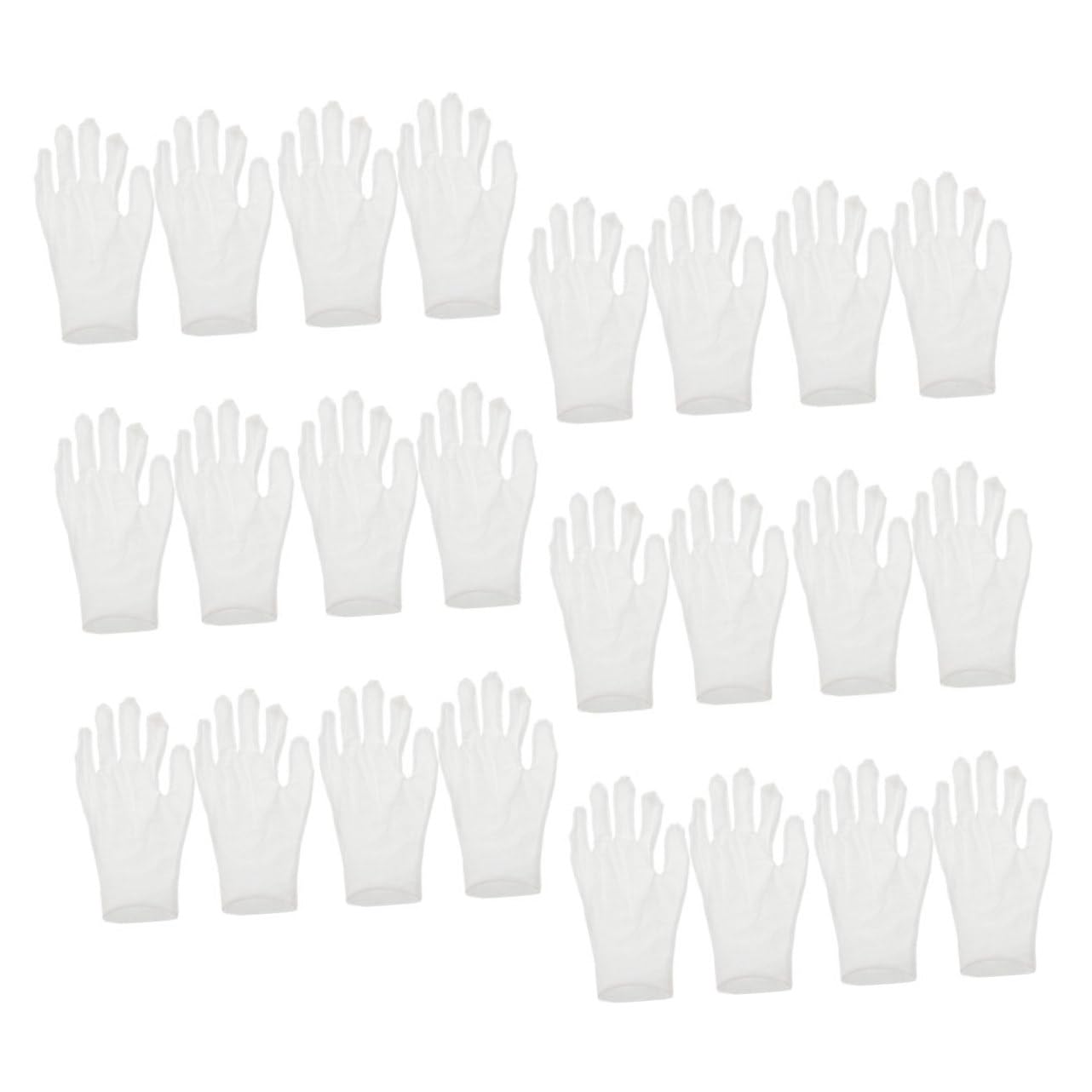 Mikinona Men Women Working Gloves 12 Pairs Cotton Gloves Soft and Moisturizing Ideal for Cold Weather