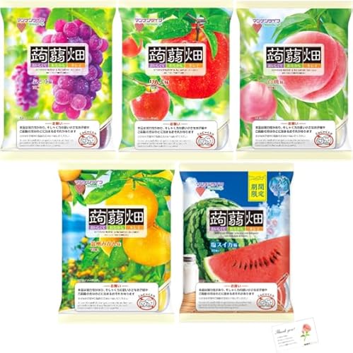 【期間限定 】蒟蒻畑 ゼリー 蒟蒻ゼリー まとめ買い 5種 ぶどう味・白桃味・りんご味・温州みかん味・塩スイカ味