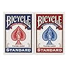 Bicycle Standard Playing Cards, Standard Poker Size Deck of Cards, Red & Blue (2 Pack), Classic Cards for Poker, Blackjack, Family Game Night & Card Games, Fun for All Ages #1