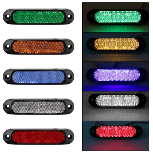 Indicador intermitente estroboscópico de 24V con luces traseras para remolque 3