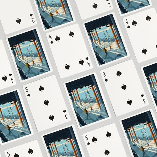 Baraja Póker Better on Foot 52 cartas tamaño póker miniatura 4