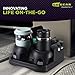GO GEAR Vehicle Mini Console, Cup Holder & Organizer for Cars, Trucks, SUVs and More, Black (EMIC-BLA)