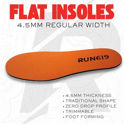 Plantillas Run 619 Zero Drop para hombre, 4.5mm firmes miniatura 2