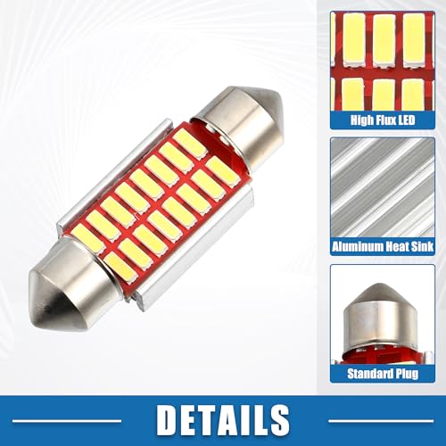 Bombillas LED Festoon 36mm 6411 C5W Set de 10 miniatura 3