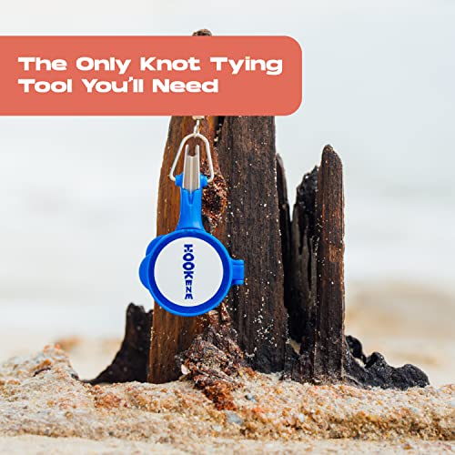 Image of HOOK-EZE Fishing Knot Tying Tool | Protect from Fish Hooks | Tie Fishing Knots Easily | Cool Gadgets for Fishermen | Ice Fly Fishing | Fishing Accessories for Beginner Anglers | Nail Knot Tool