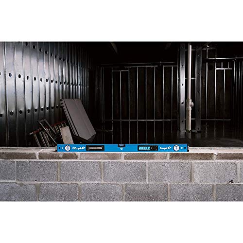 Empire Level E105.48 48 Inch True Blue Auto-Calibrated Digital Box Level with Case IP65 Rated