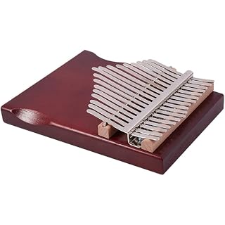 Mini Finger Kalimba Thumb Piano Kalimba Thumb Piano 17 Touches, avec Marteau en Acajou Et Livre De Musique, Très Adapté… – Image 4