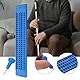 Healeved 1 Set Braille-Schreibtafel aus Kunststoff mit Stylus, komplettes Tafel-Set für blinde Menschen, Lernzubehör