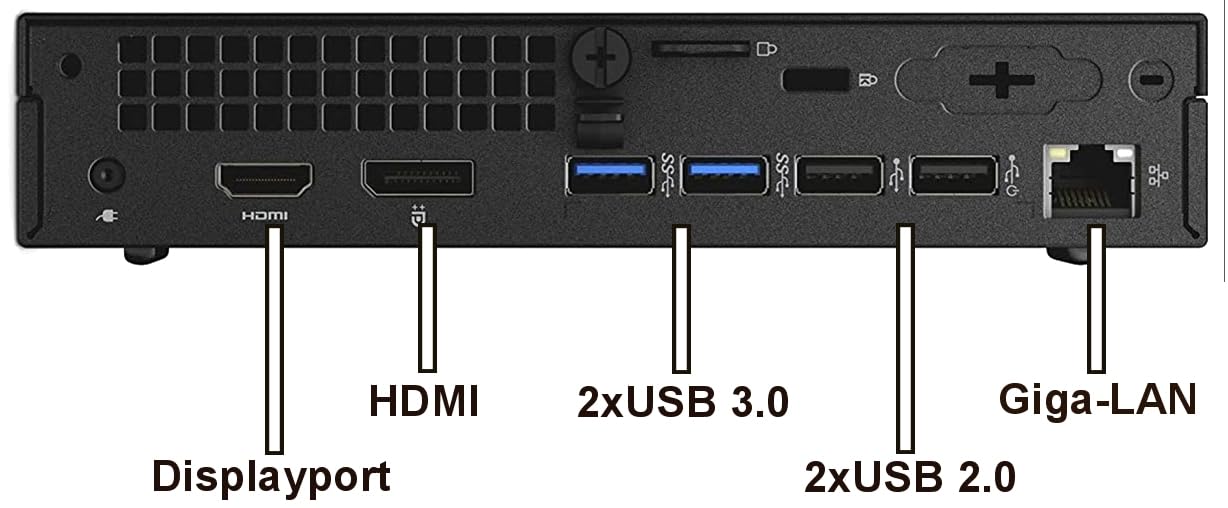 Optiplex 7050 Silent Mini-PC Business Office Multimedia Computer mit 3 Jahren Garantie! Intel Core i7 6700T, 8 Threads, 3.6 GHz - 16 GB DDR4-512 GB SSD - USB3 - WLAN - Windows 11 Prof. 64-Bit - 7909