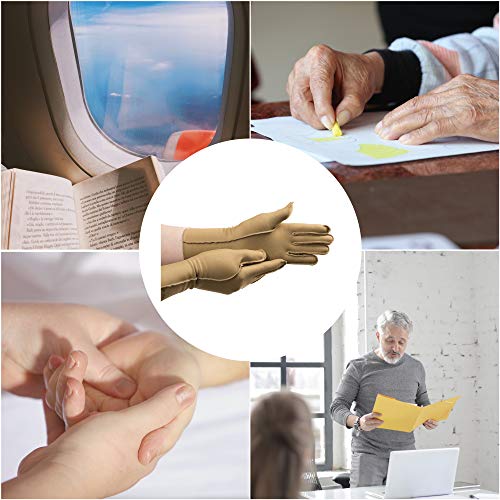 Guantes de compresión isotoner XL para rigidez y dolor de manos 4
