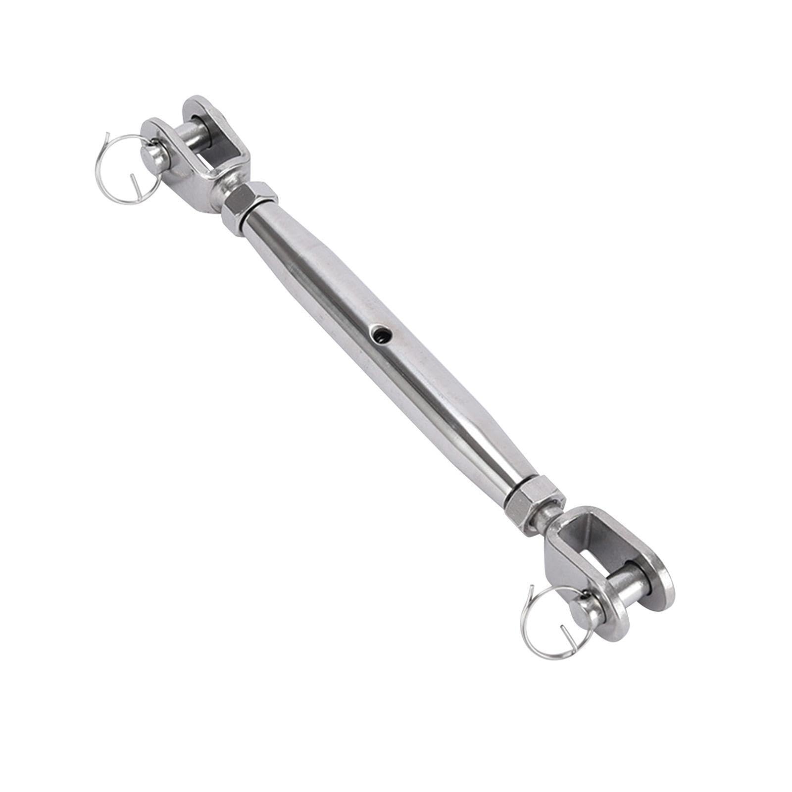 Amslsiu Turnbuckle Hook And Eye Tensioners Rope Cable Tension Set Heavy Duty Adjustable Patio Lawn Turnbuckle Stainless Steel Shade Sail Stainless Steel Shade