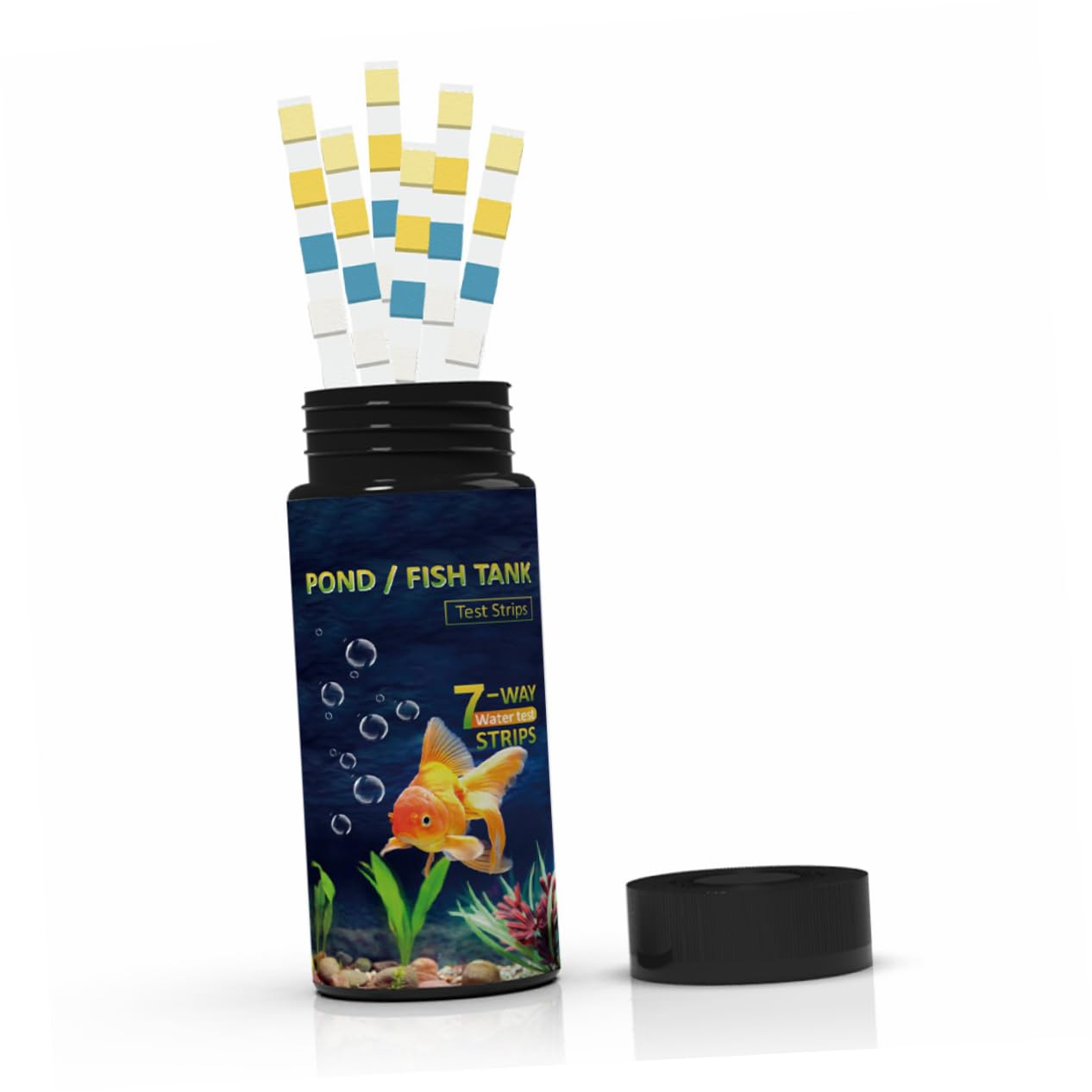 Gatuida 250pcs Water Testing Strips Kit for Aquariums and Pools Fish Tank Test Strips for Ph Hardness Readings for Accurate Water Quality Assessment