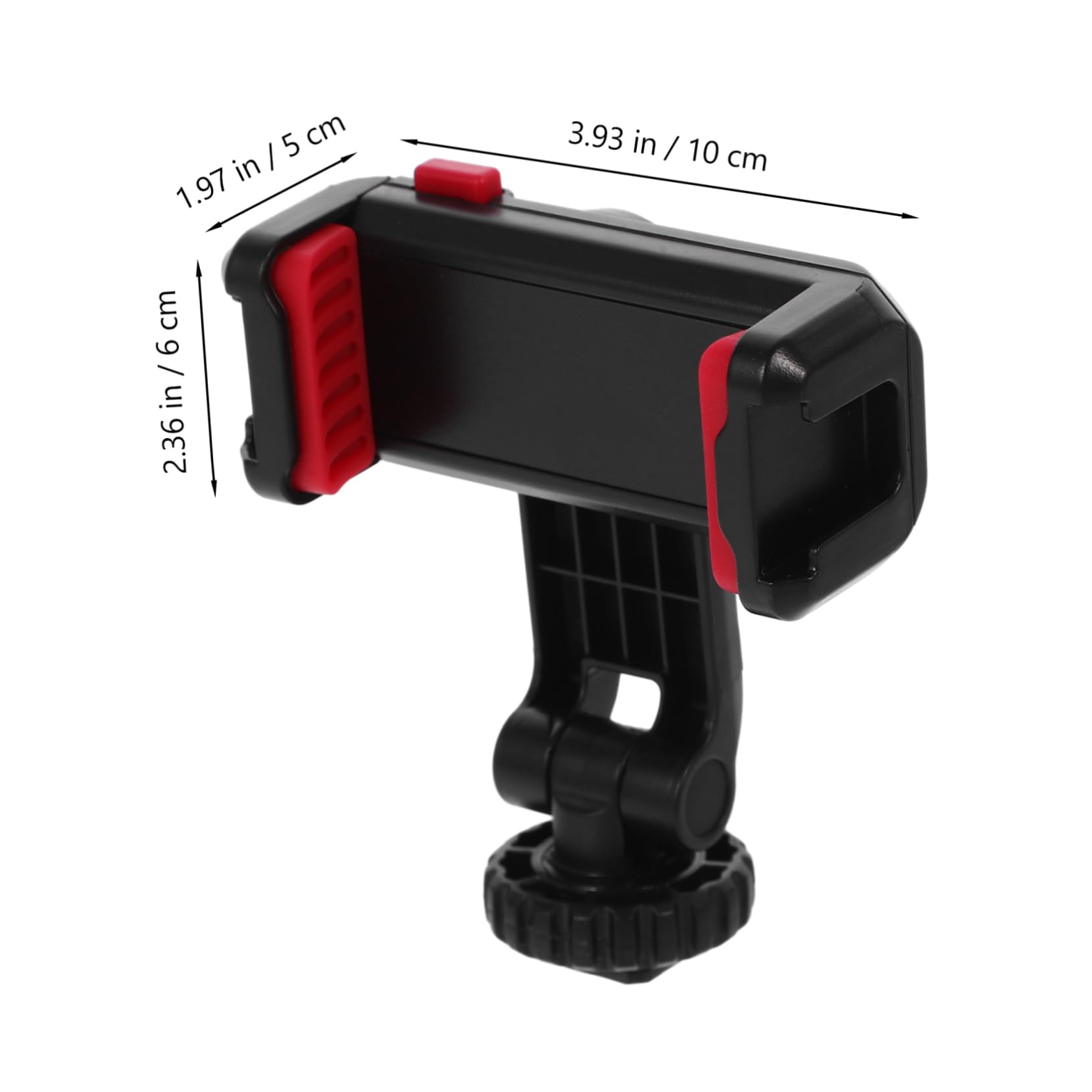 3piezas Soporte para Teléfono Móvil Abrazadera De Zapato Frío Adaptador De Montaje Rotativo para Cámara y Tripode Compatible Smartphones y Micrófonos