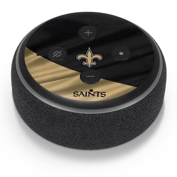 Skinit Decal Audio Skin Compatible with Amazon Echo Dot 3 - Officially Licensed NFL New Orleans Saints Design