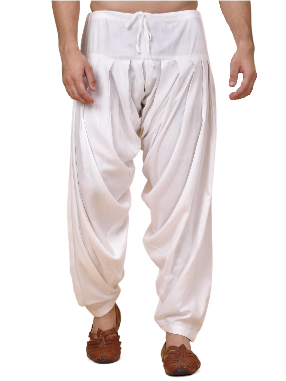 Viscose Rayon Relaxed Fit Salwar For Men.