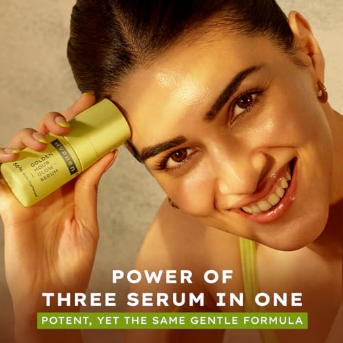 Image of Hyphen 5% Niacinamide, 1% Alpha Arbutin & 25% Kakadu Plum Brightening Face Serum | 20X Vitamin C for Glowing Summer Skin | Hydrating Serum for Dark Spots, Pigmentation & Dryness | All Skin Types