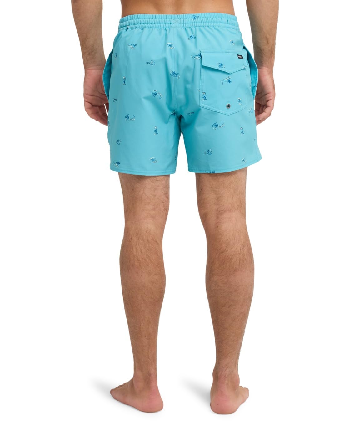 Quiksilver Stretch Printed Volley 16" - Schwimmshorts - XL - Blau.